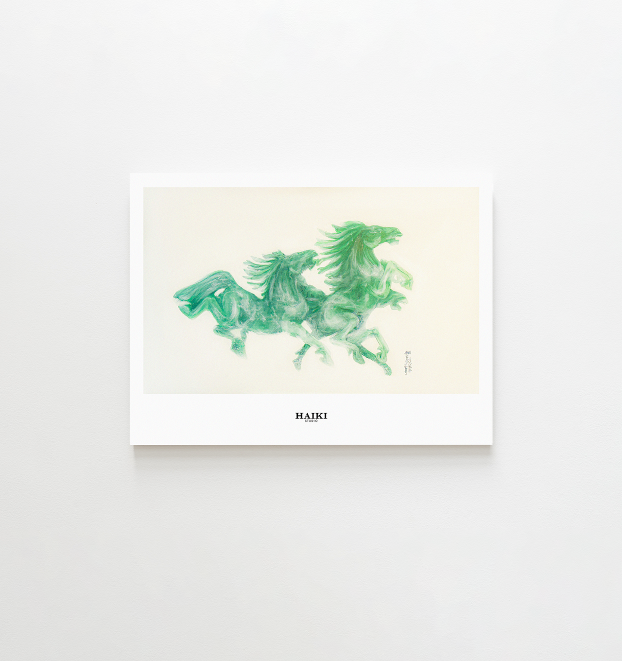 FW23' Jade Horses Print