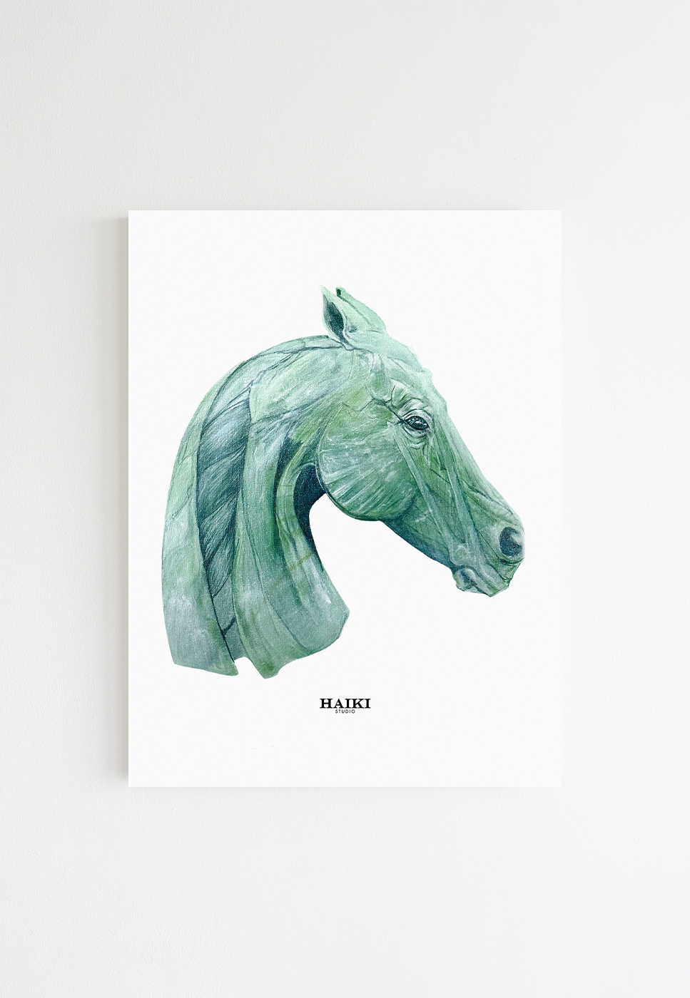 Haiki.Studio FW23' Horse Bust Print